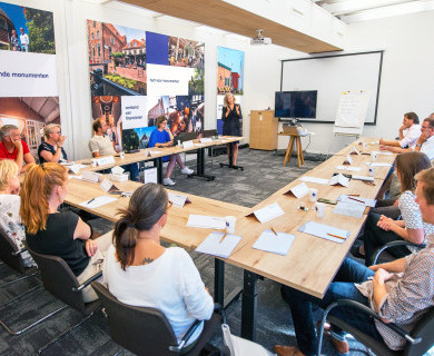 Groep deelnemers cursus ErfgoedAcadamie