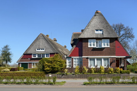 boerderij in Opeinde aanzicht