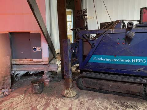Werkzaamheden fundering