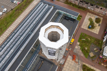 Drone foto Nyma bovenaanzicht