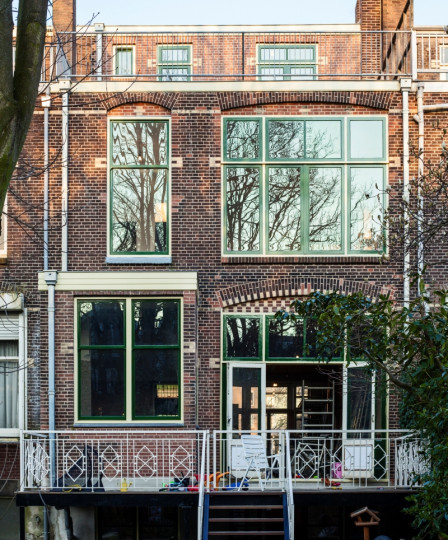 Gemeentelijk monument Rotterdam Heemraadssingel achterzijde