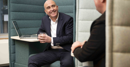 Arko en Bas, medewerkers van het Restauratiefonds